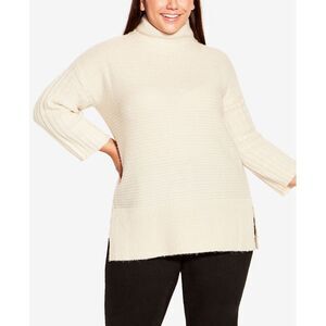 Avenue Plus Size Cowl Sweater